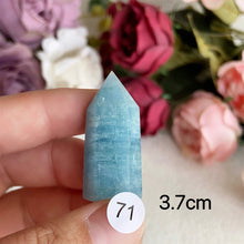 Load image into Gallery viewer, Natural Aquamarine Crystal Tower Point
