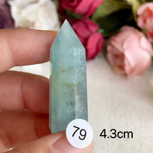 Load image into Gallery viewer, Natural Aquamarine Crystal Tower Point