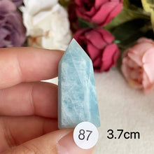 Load image into Gallery viewer, Natural Aquamarine Crystal Tower Point