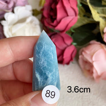 Load image into Gallery viewer, Natural Aquamarine Crystal Tower Point