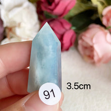 Load image into Gallery viewer, Natural Aquamarine Crystal Tower Point