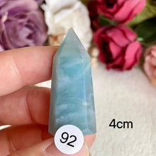 Load image into Gallery viewer, Natural Aquamarine Crystal Tower Point