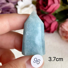 Load image into Gallery viewer, Natural Aquamarine Crystal Tower Point