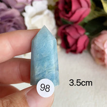 Load image into Gallery viewer, Natural Aquamarine Crystal Tower Point