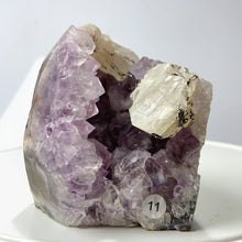 Load image into Gallery viewer, High Quality Amethyst Calcite Decoration Cluster Geode Free Form Ornaments