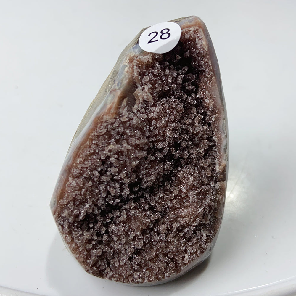 1PC Colourful Amethyst Cluster Geode Decoration Crystal Free Form Ornaments