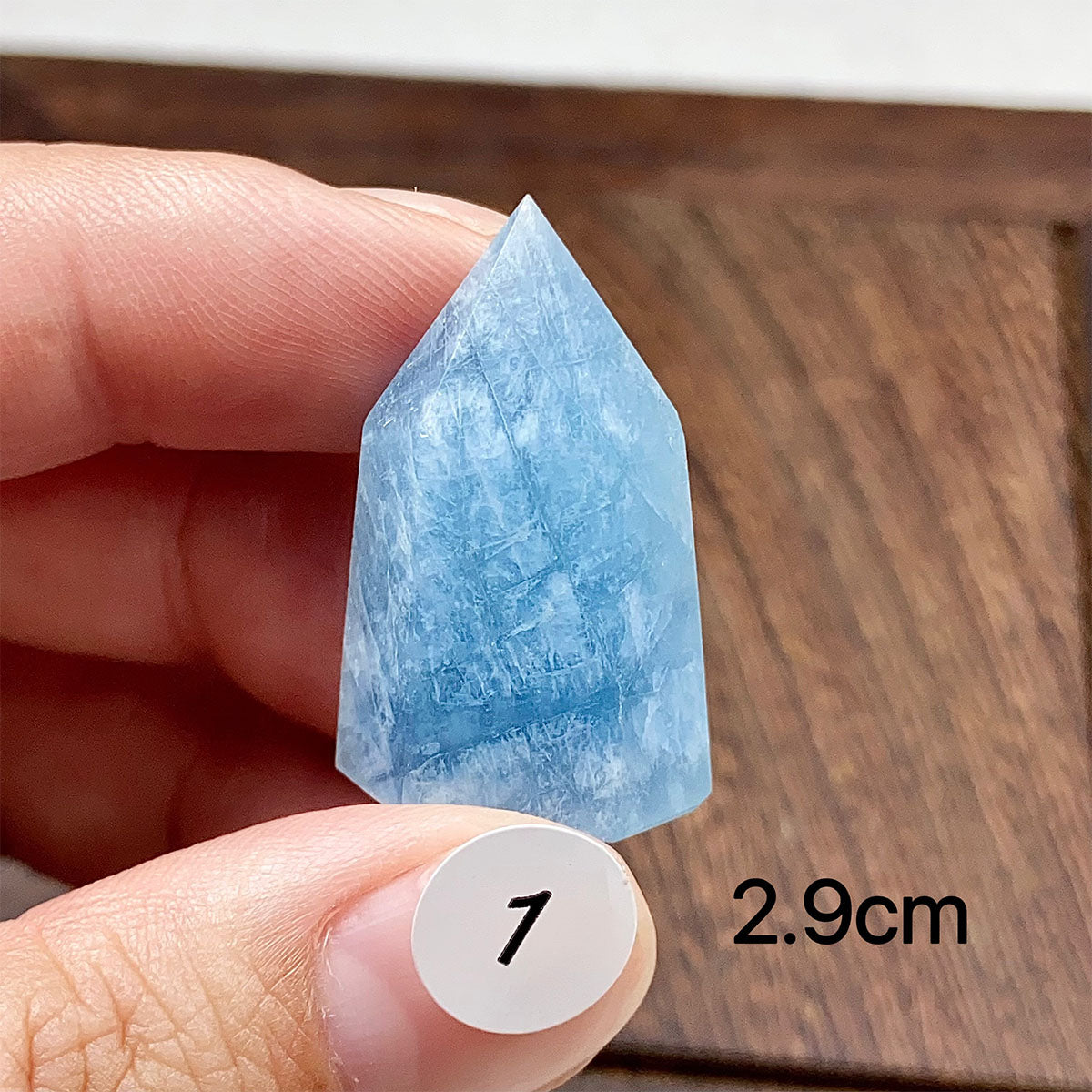 Natural Small-Sized  Crystal Aquamarine Tower