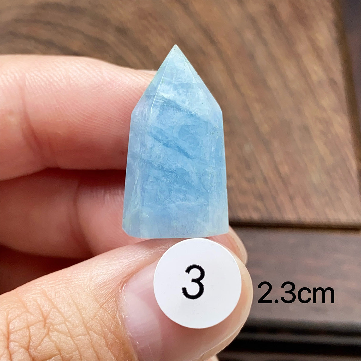 Natural Small-Sized  Crystal Aquamarine Tower