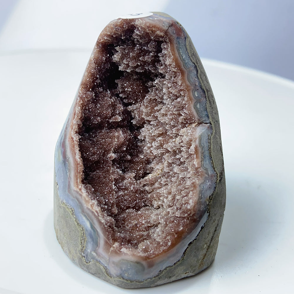 1PC Colourful Amethyst Cluster Geode Decoration Crystal Free Form Ornaments