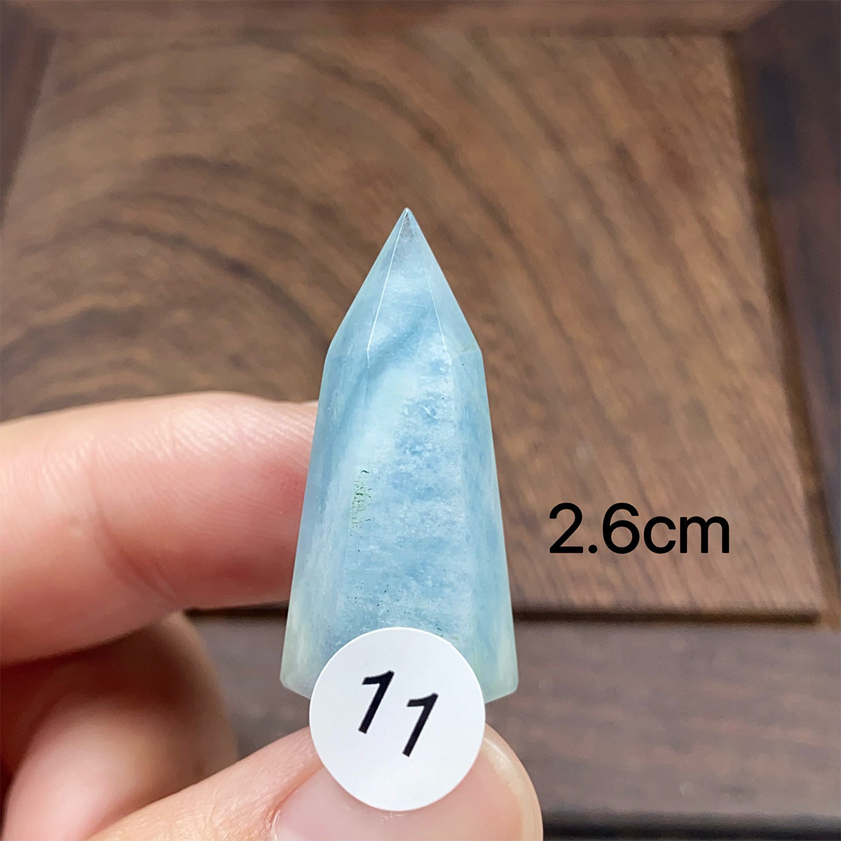 Natural Small-Sized  Crystal Aquamarine Tower