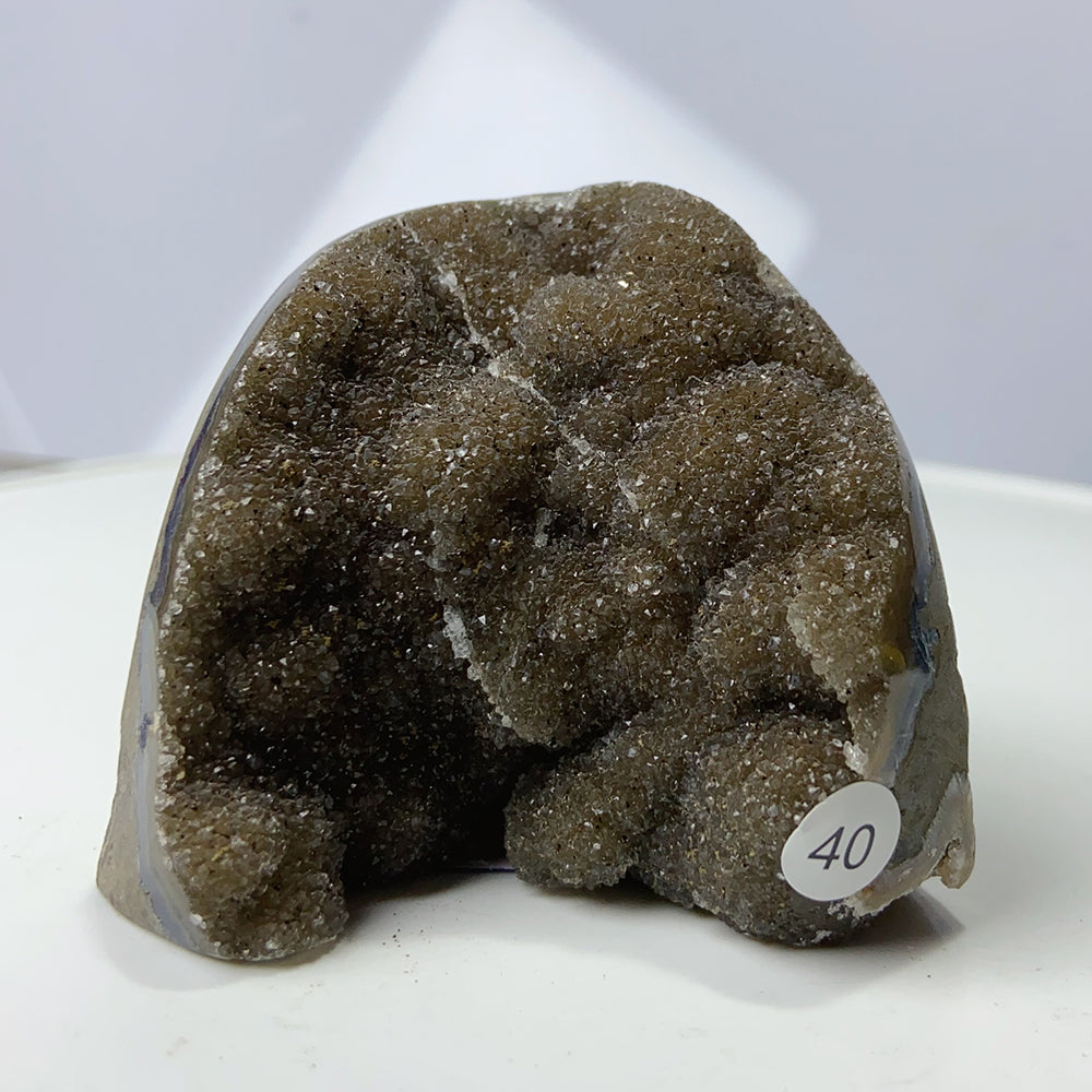 1PC Colourful Amethyst Cluster Geode Decoration Crystal Free Form Ornaments