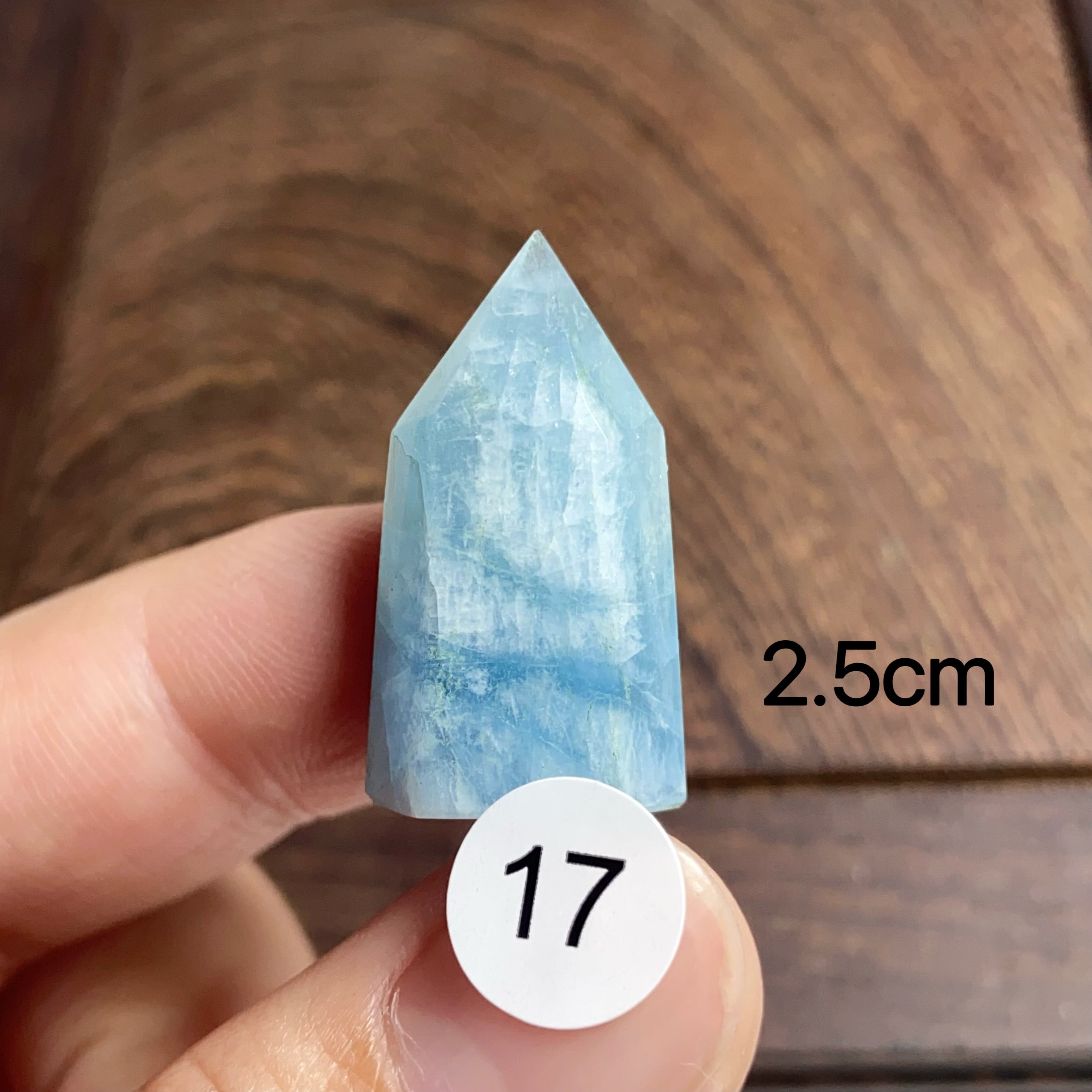 Natural Small-Sized  Crystal Aquamarine Tower