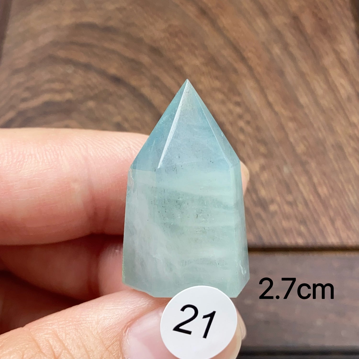 Natural Small-Sized  Crystal Aquamarine Tower
