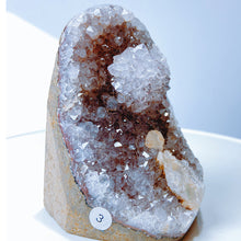 Load image into Gallery viewer, High Quality Amethyst Calcite Decoration Cluster Geode Free Form Ornaments