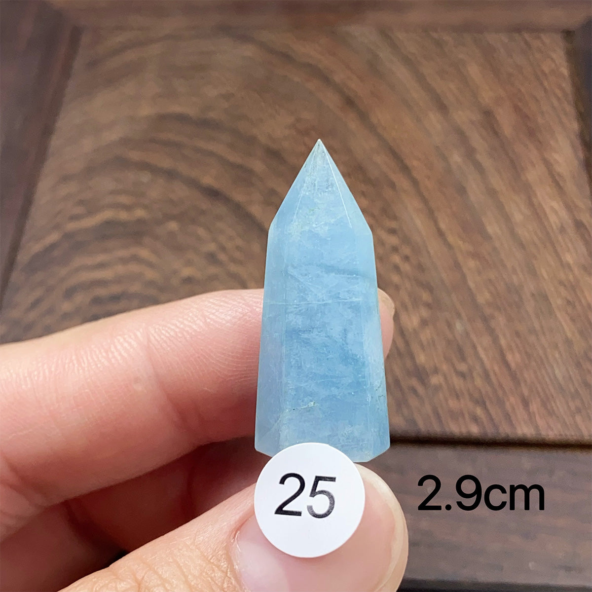 Natural Small-Sized  Crystal Aquamarine Tower