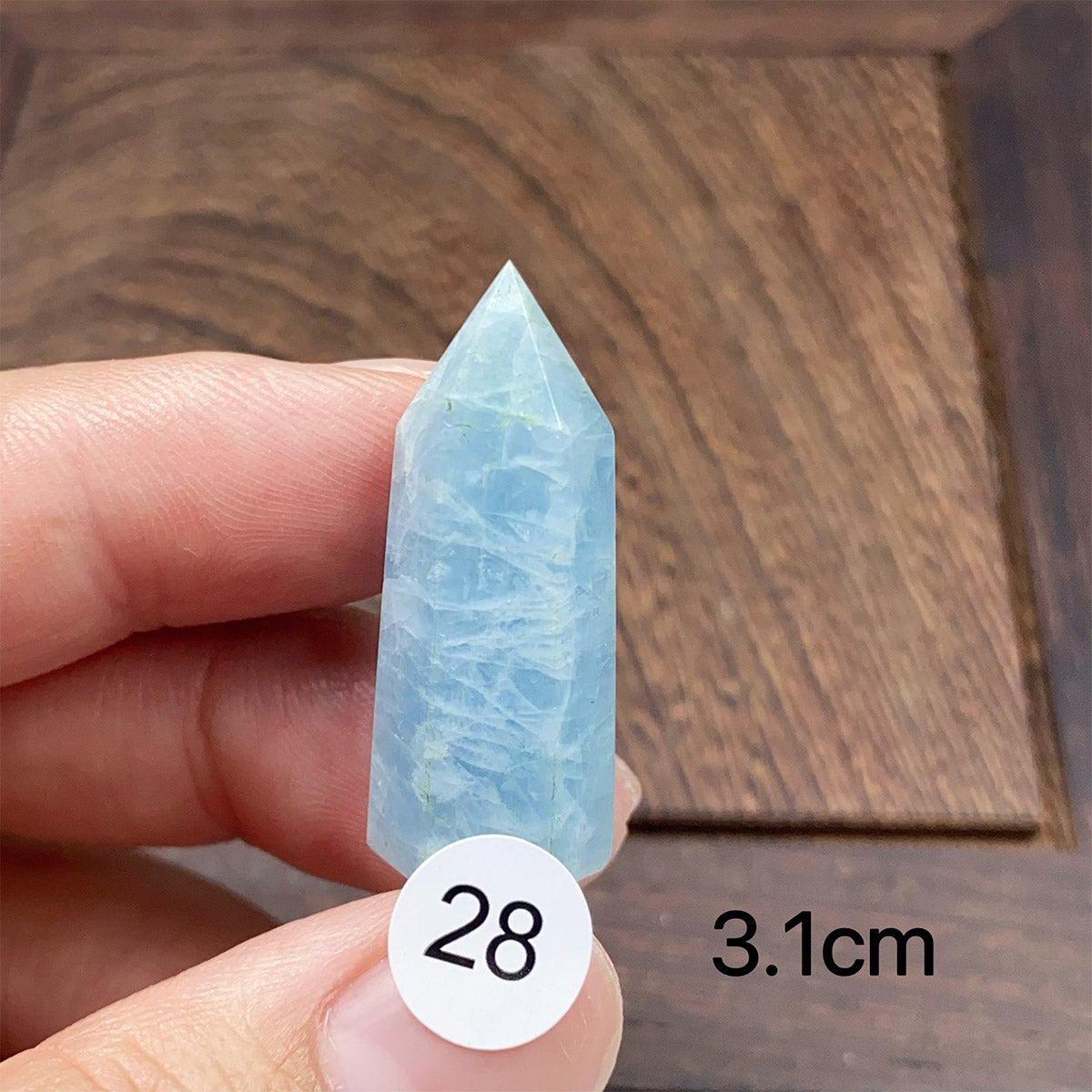 Natural Small-Sized  Crystal Aquamarine Tower