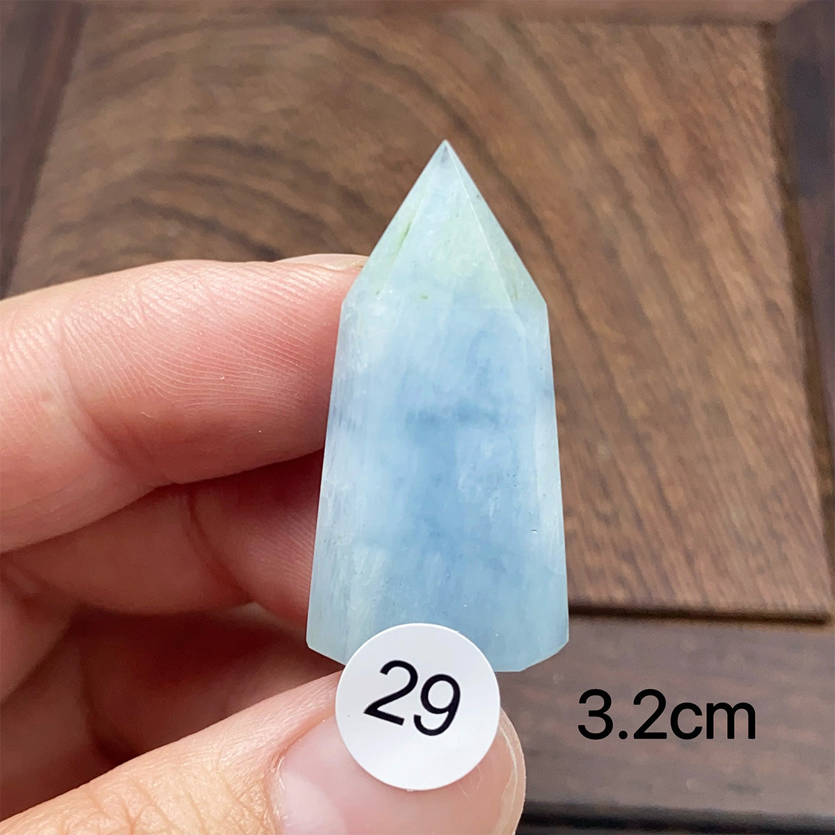Natural Small-Sized  Crystal Aquamarine Tower