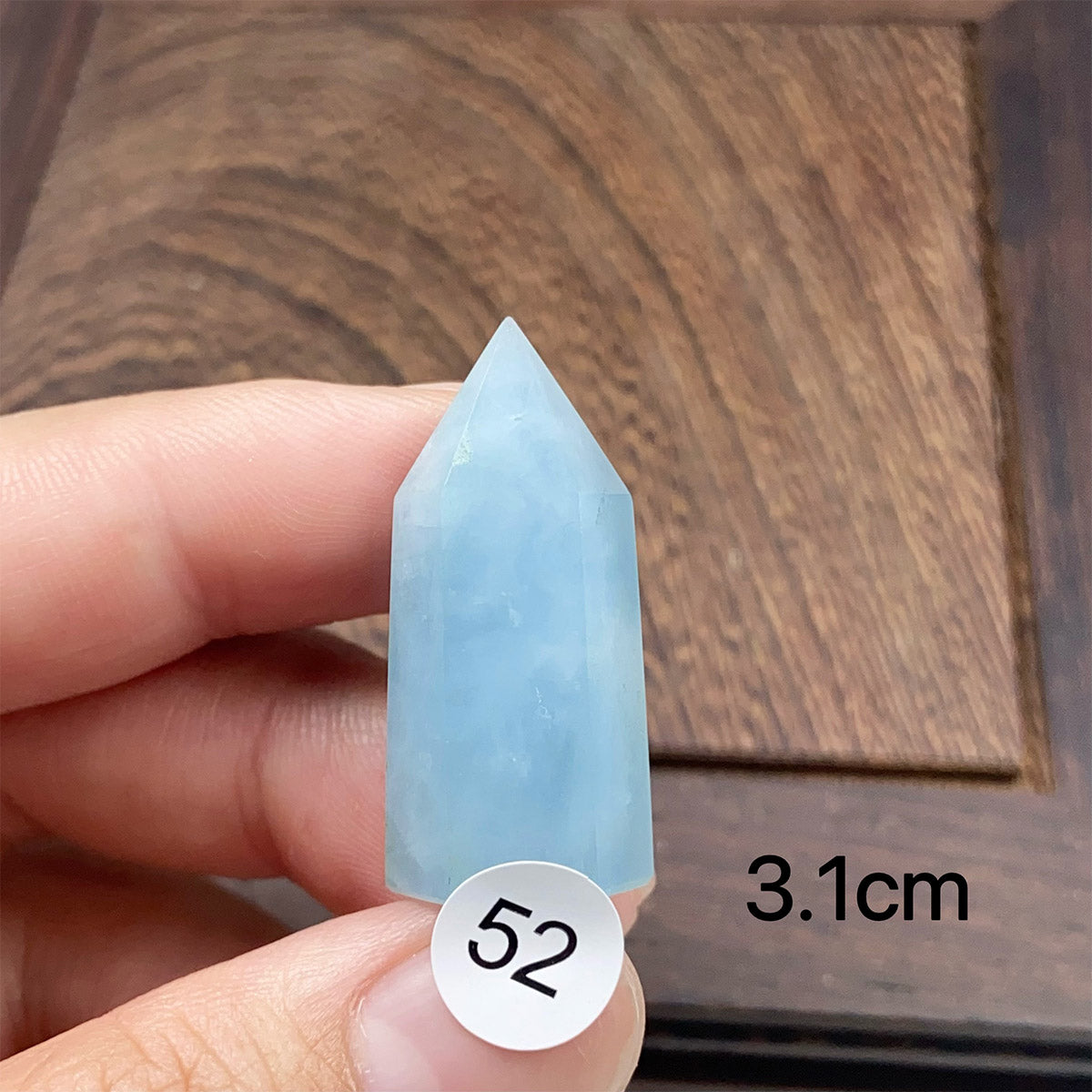 Natural Small-Sized  Crystal Aquamarine Tower