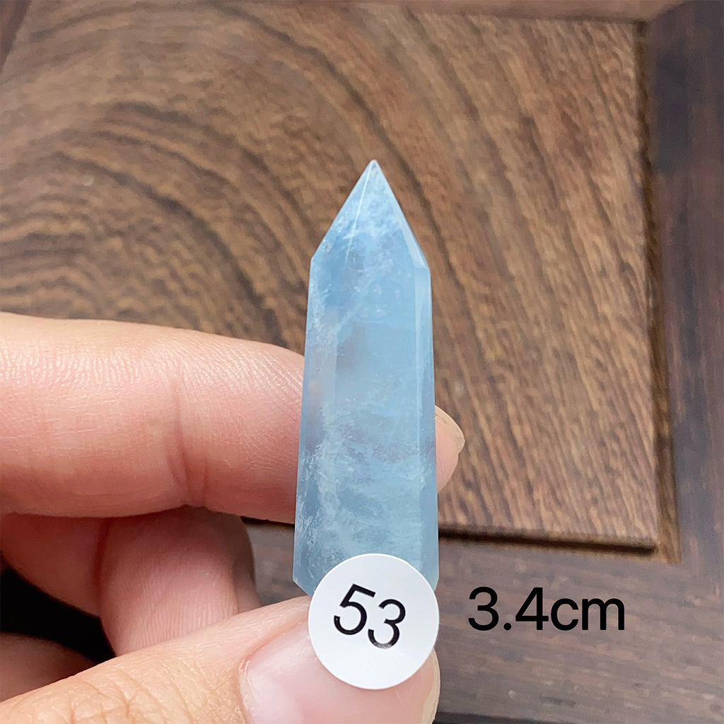 Natural Small-Sized  Crystal Aquamarine Tower