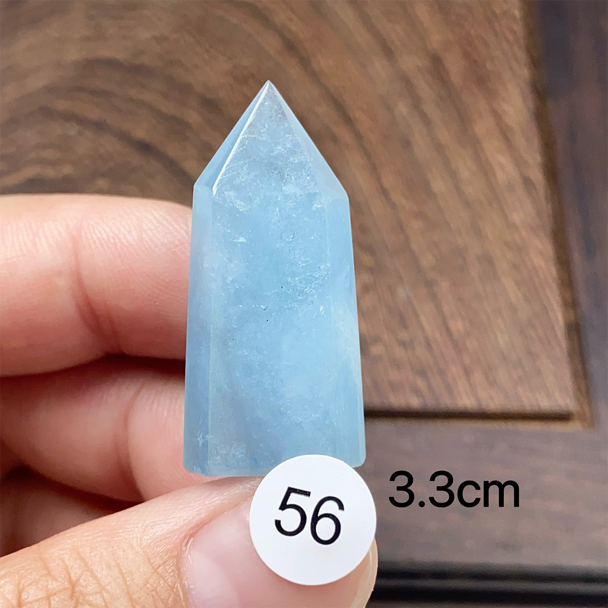 Natural Small-Sized  Crystal Aquamarine Tower