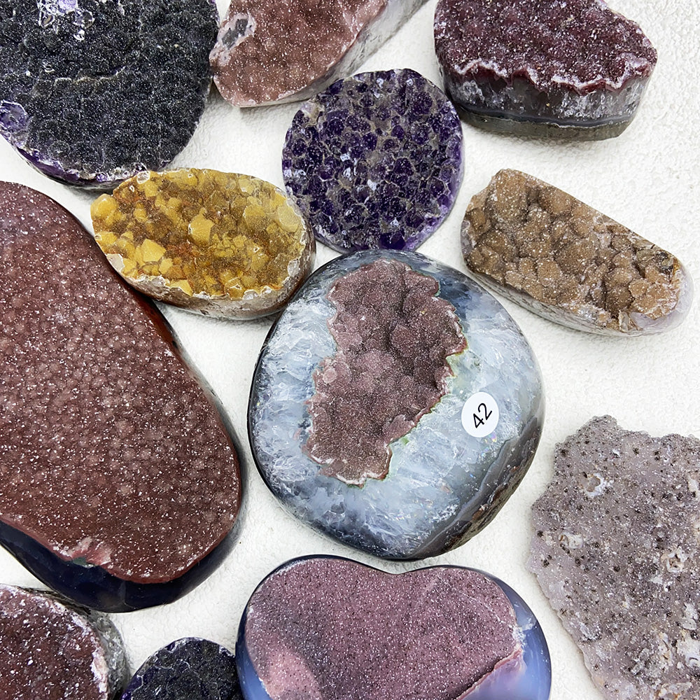 High Quality Rainbow Amethyst Ornament Cluster Sparkly Shiny Crystal Freeform Decoration