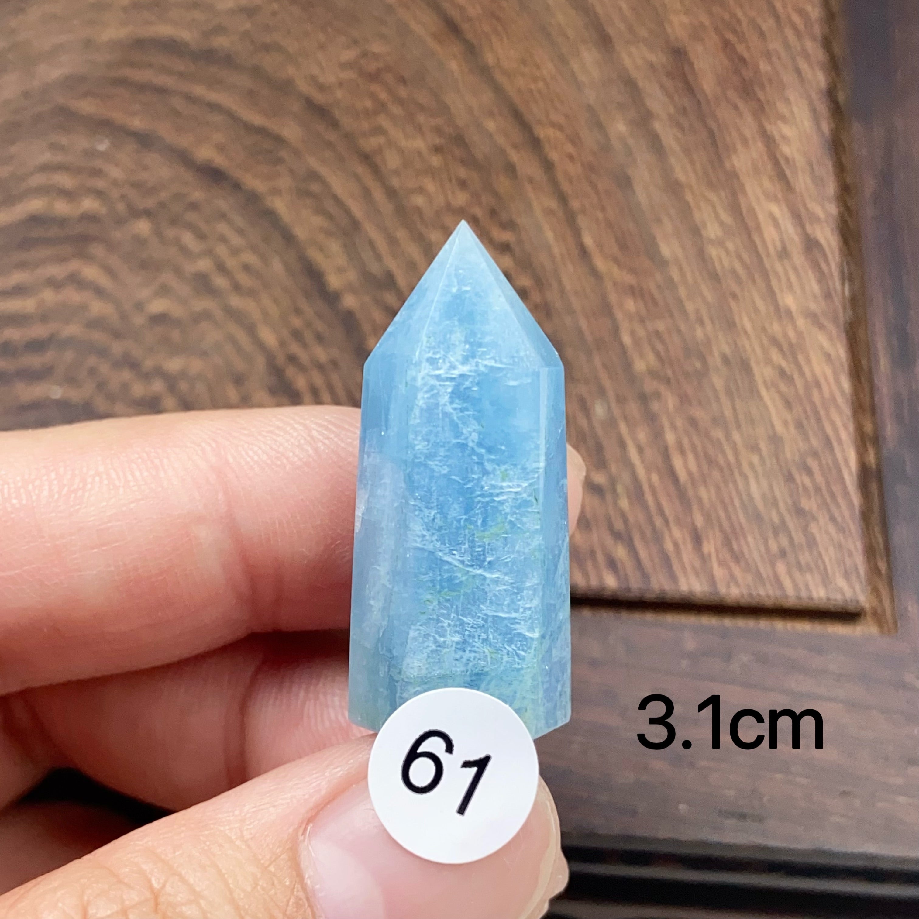 Natural Small-Sized  Crystal Aquamarine Tower