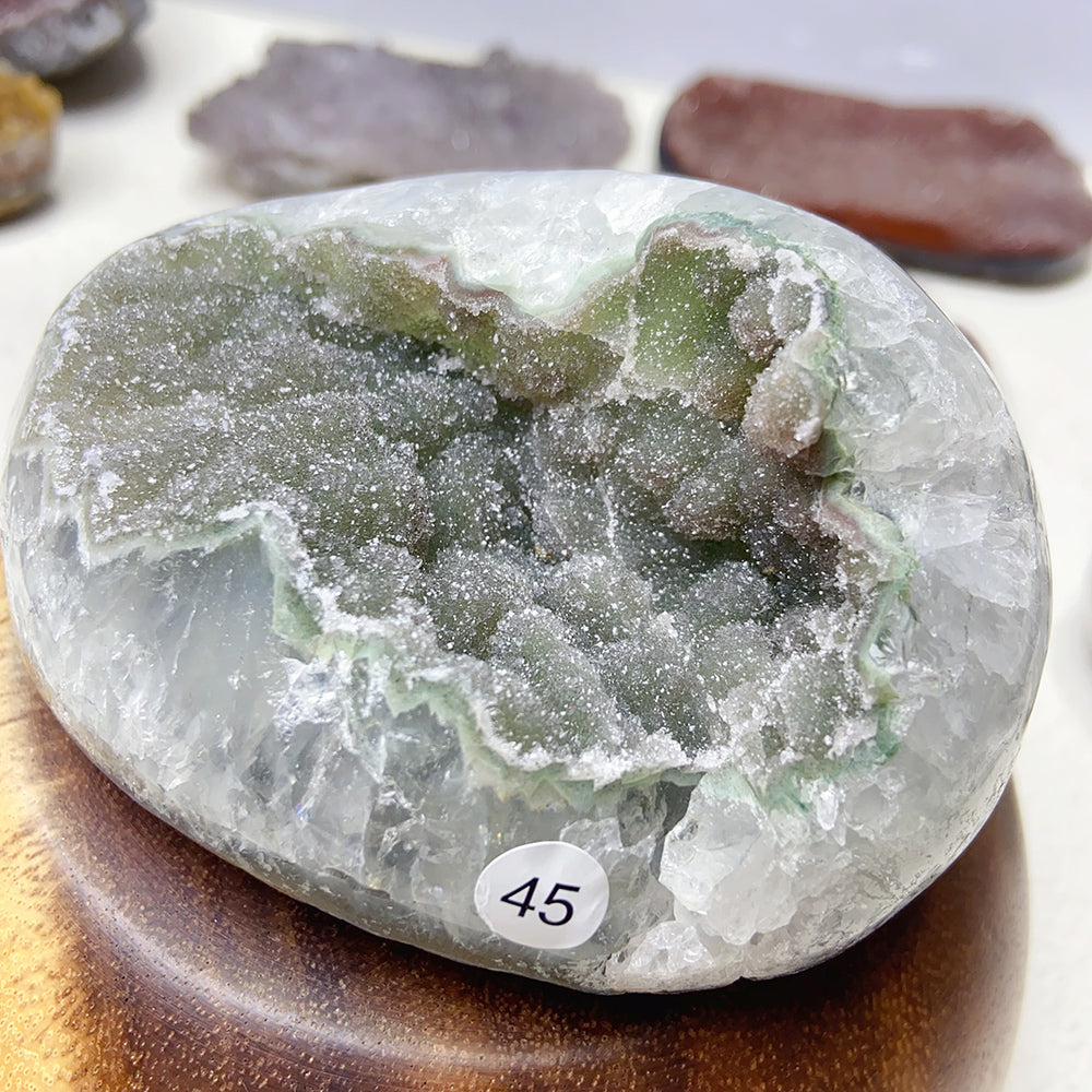 High Quality Rainbow Amethyst Ornament Cluster Sparkly Shiny Crystal Freeform Decoration