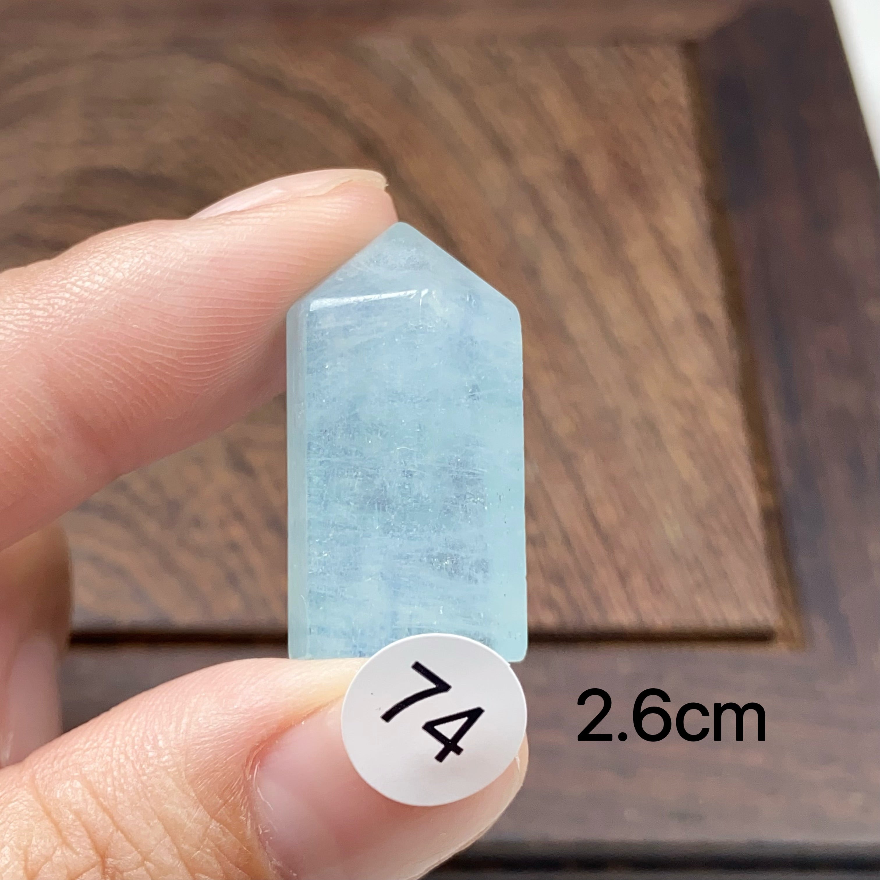 Natural Small-Sized  Crystal Aquamarine Tower