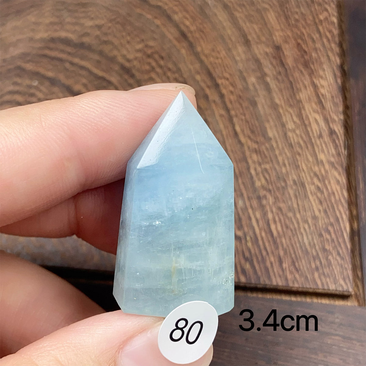 Natural Small-Sized  Crystal Aquamarine Tower