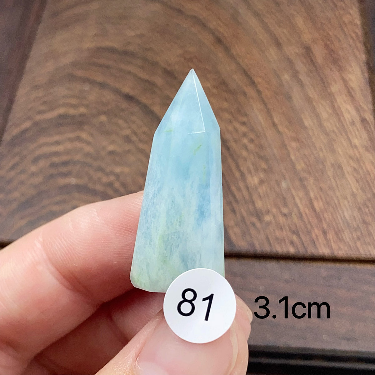 Natural Small-Sized  Crystal Aquamarine Tower