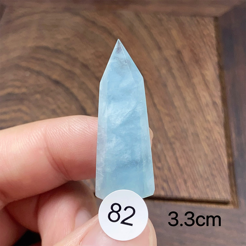 Natural Small-Sized  Crystal Aquamarine Tower