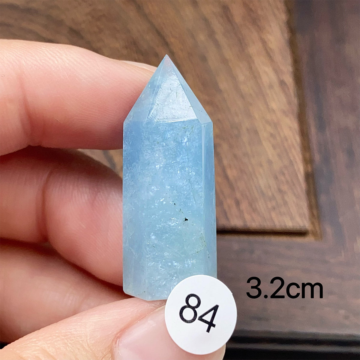 Natural Small-Sized  Crystal Aquamarine Tower