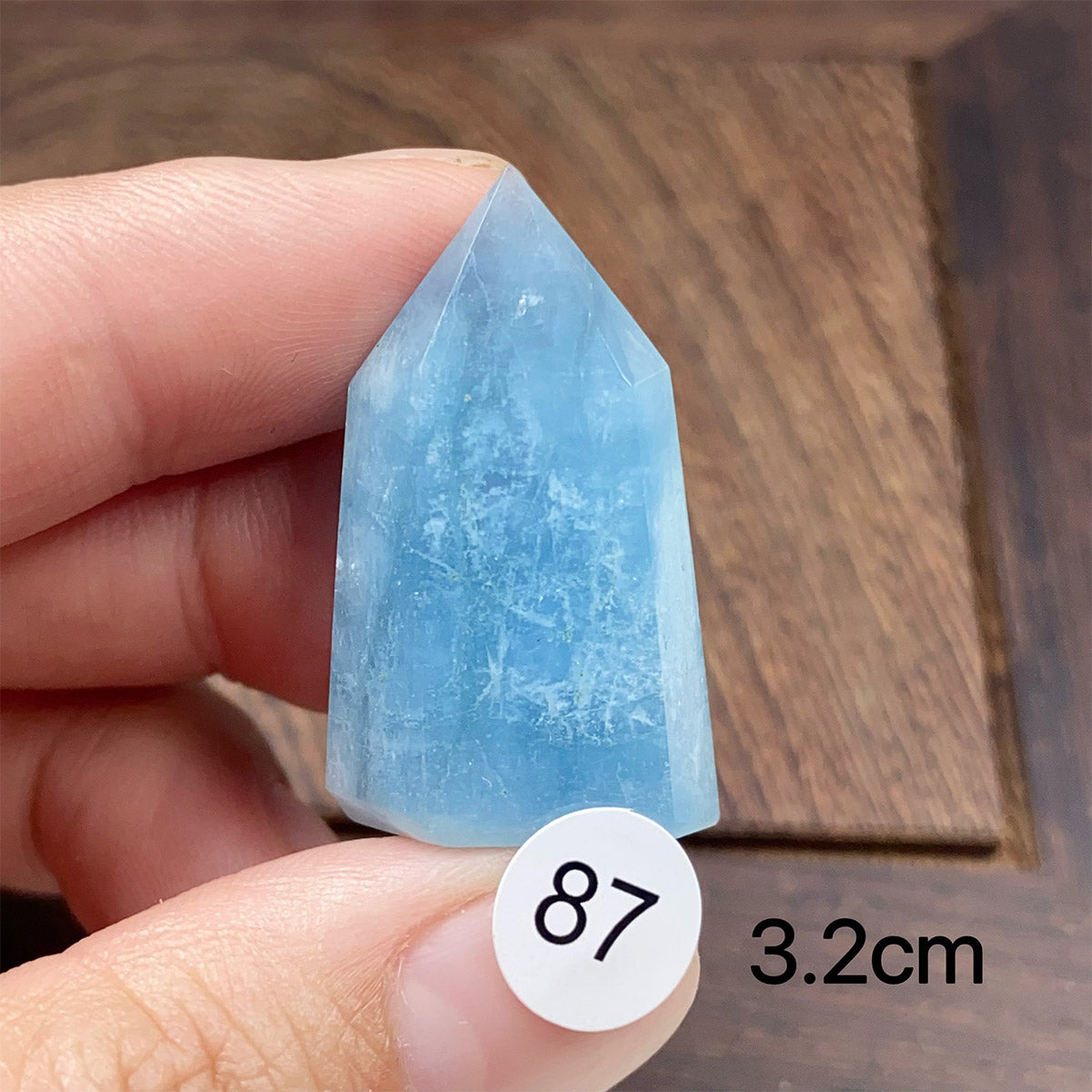Natural Small-Sized  Crystal Aquamarine Tower