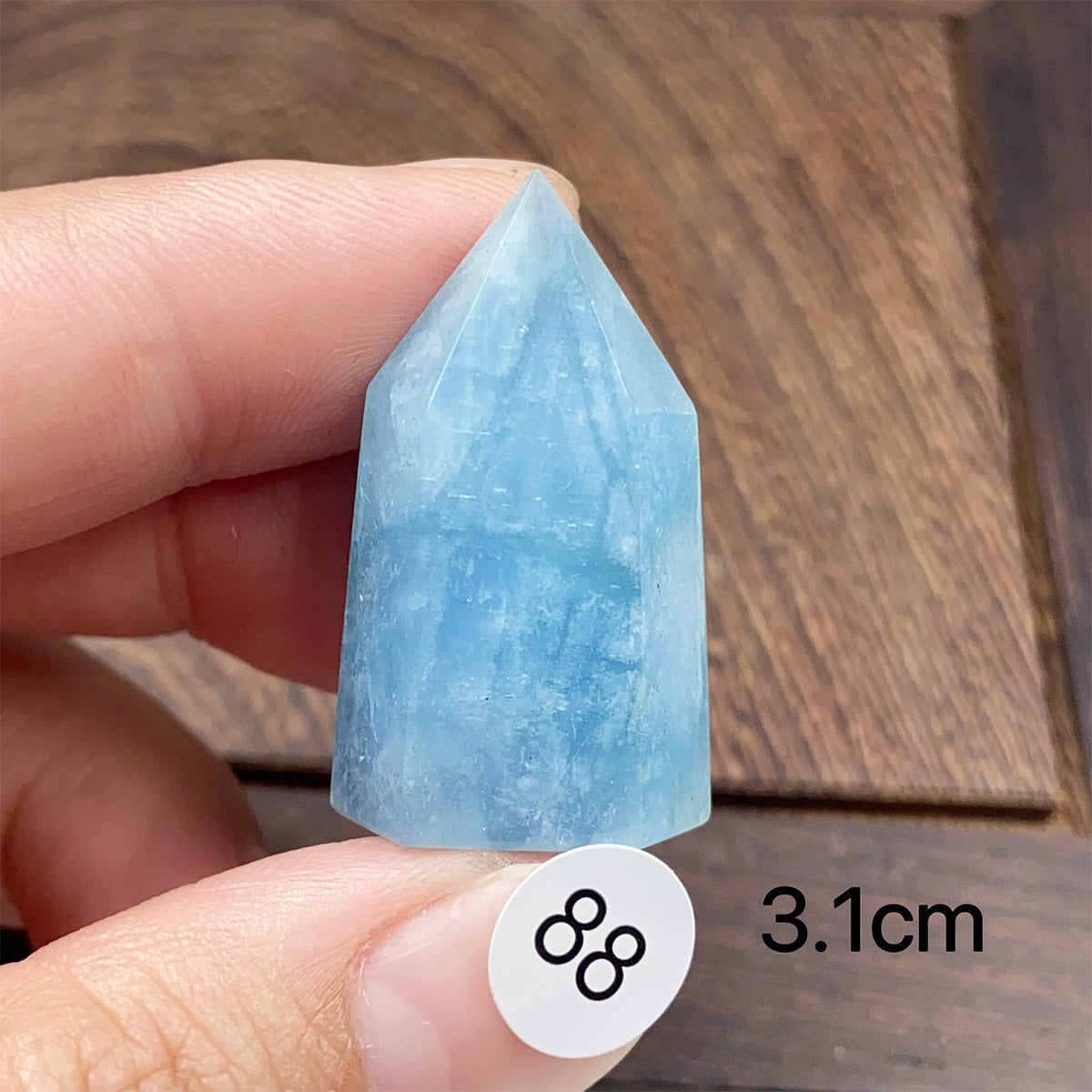 Natural Small-Sized  Crystal Aquamarine Tower