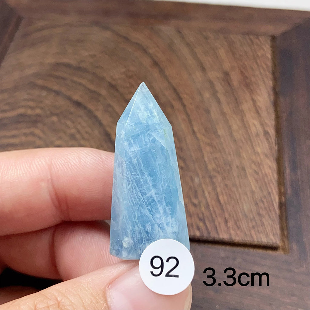 Natural Small-Sized  Crystal Aquamarine Tower