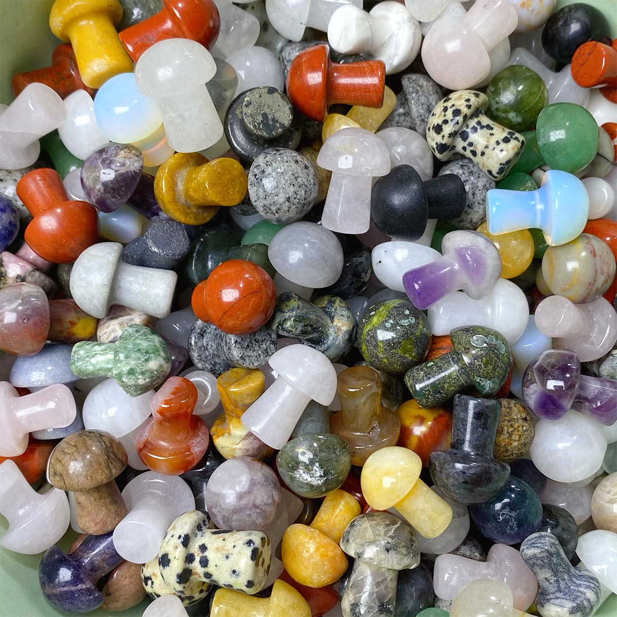 Crystal Mini Mushroom Cofetti Gemstone Scoop