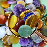 Crystal Mini Worry Stone Confetti Gemstone