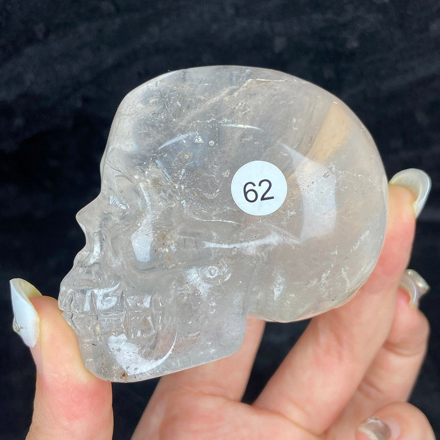 Clear Quartz Crystal Skull
