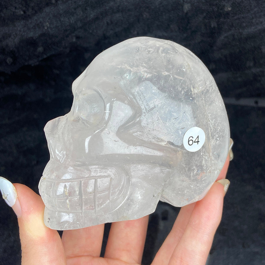Clear Quartz Crystal Skull