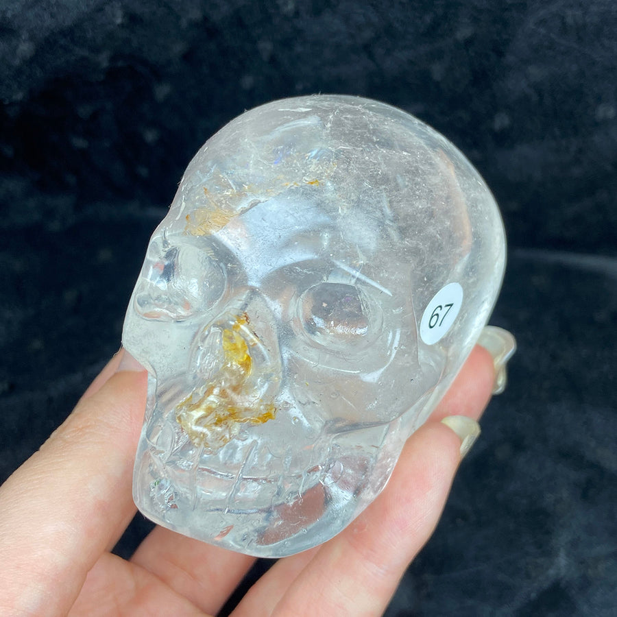Clear Quartz Crystal Skull