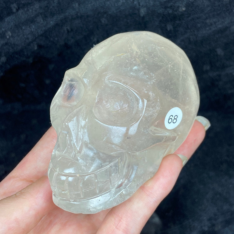Clear Quartz Crystal Skull