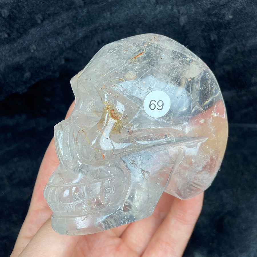Clear Quartz Crystal Skull