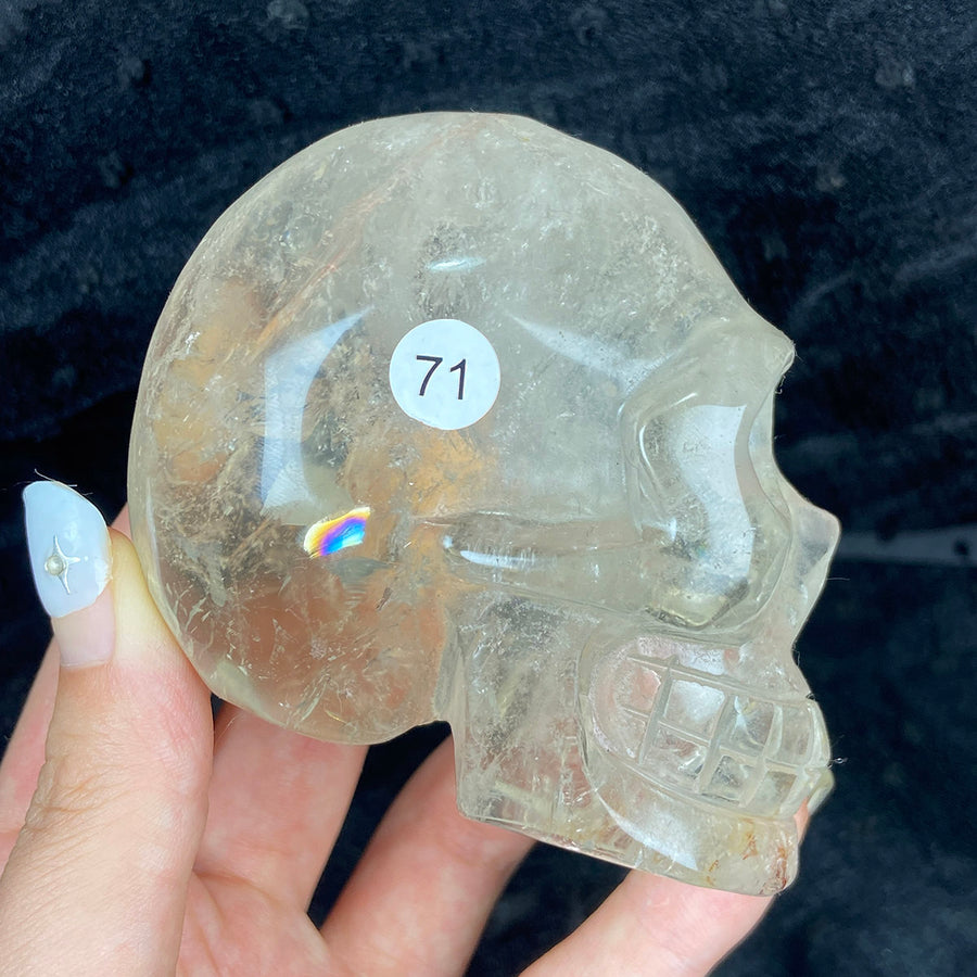 Clear Quartz Crystal Skull