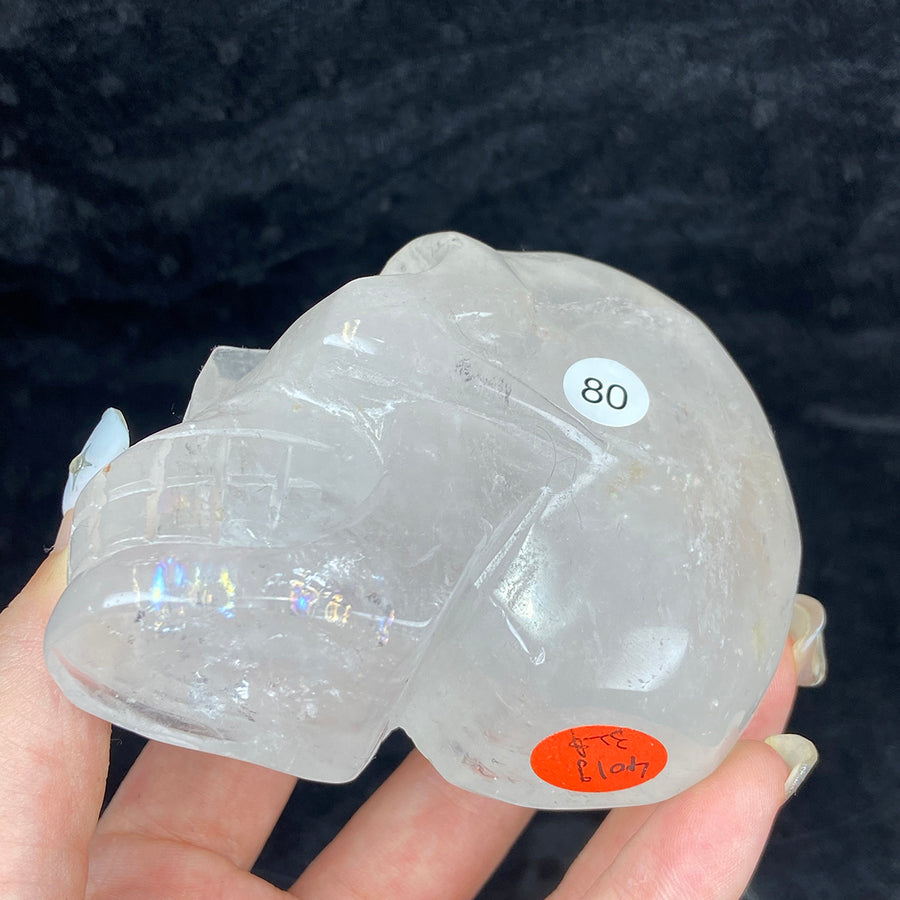Clear Quartz Crystal Skull