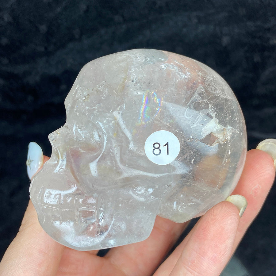 Clear Quartz Crystal Skull