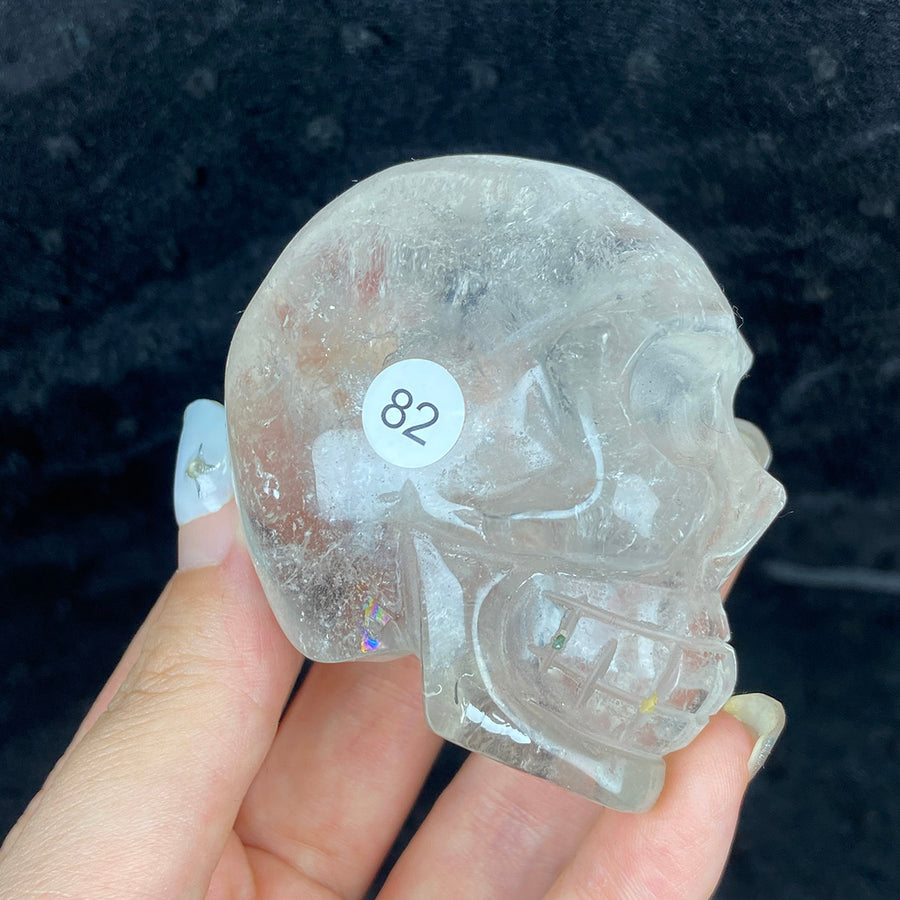 Clear Quartz Crystal Skull