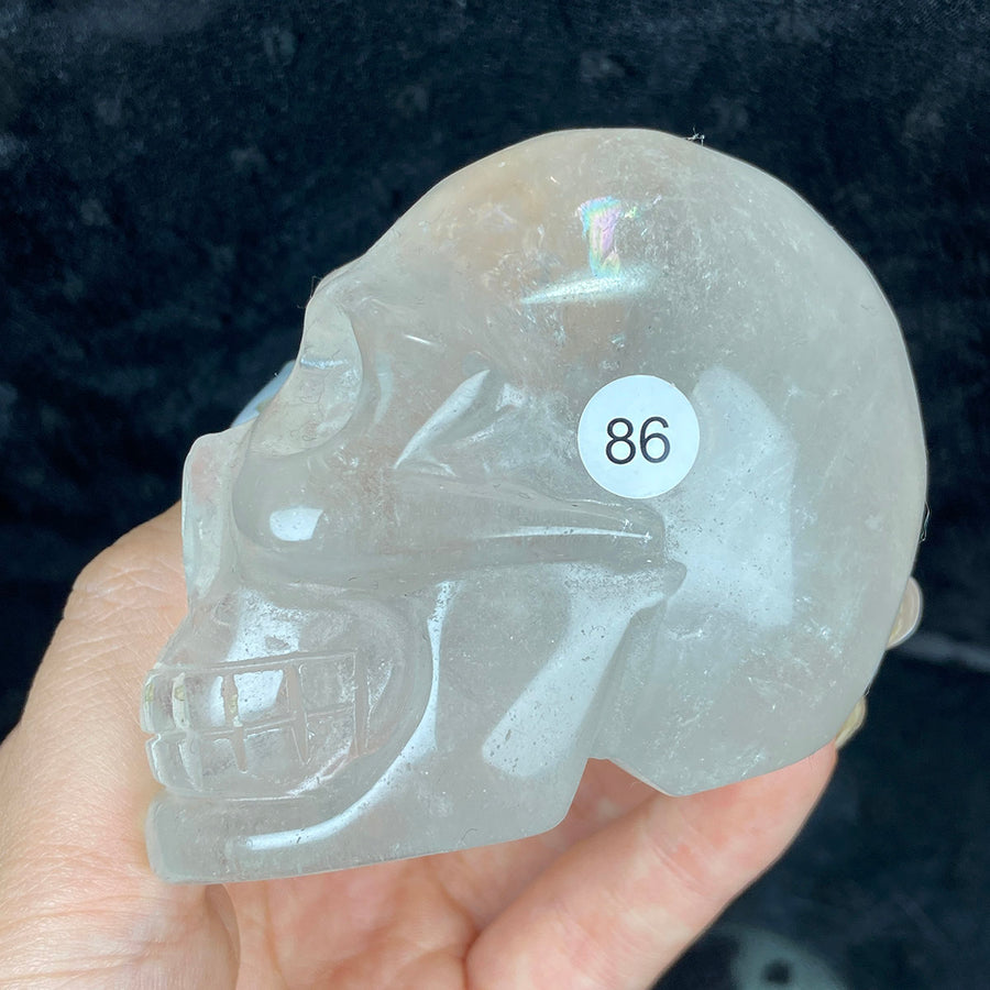 Clear Quartz Crystal Skull