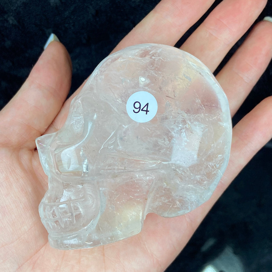 Clear Quartz Crystal Skull