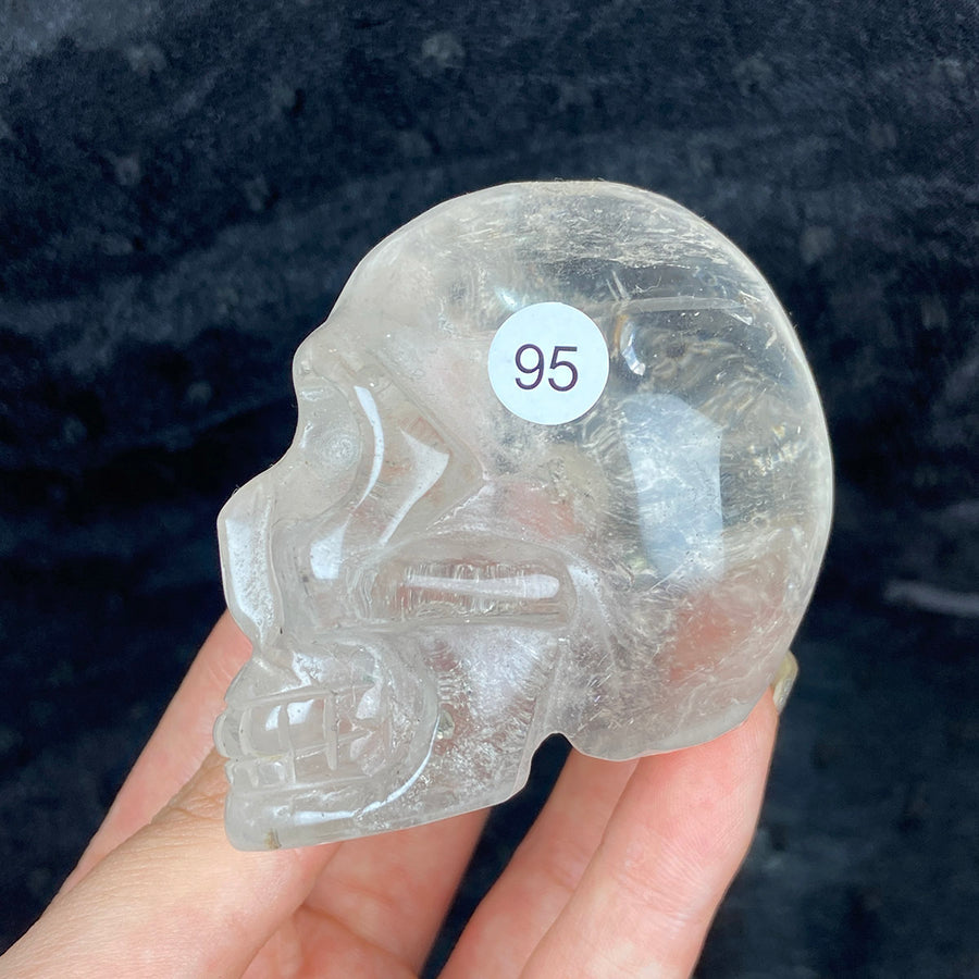 Clear Quartz Crystal Skull