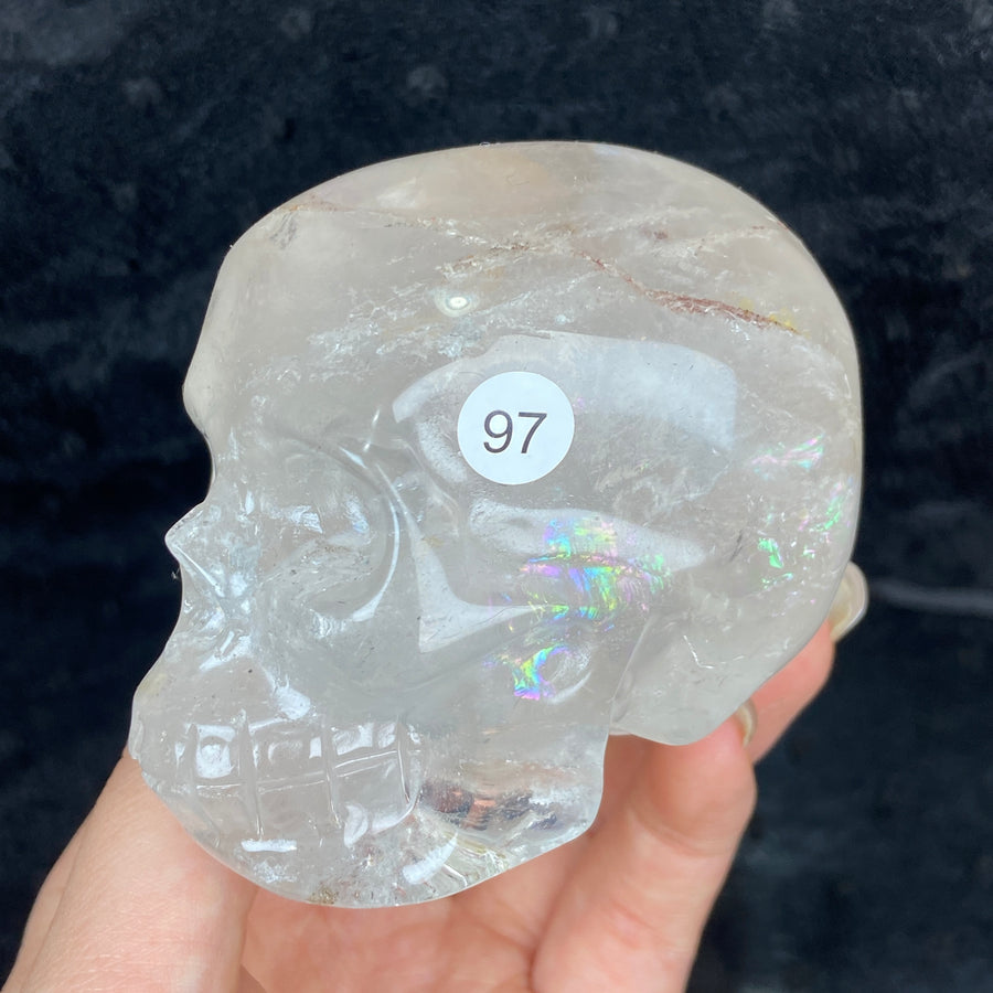 Clear Quartz Crystal Skull